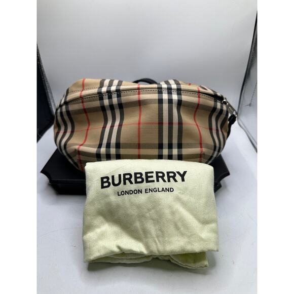 Burberry Sonny Belt Bag Check Canvas SPB-MS 350571 - Picture 1 of 13